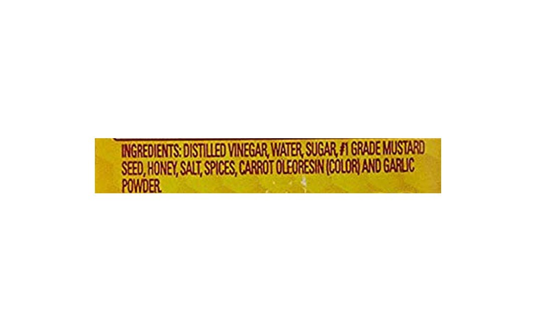French's Honey Mustard, Made With Real Honey   Bottle  340 grams